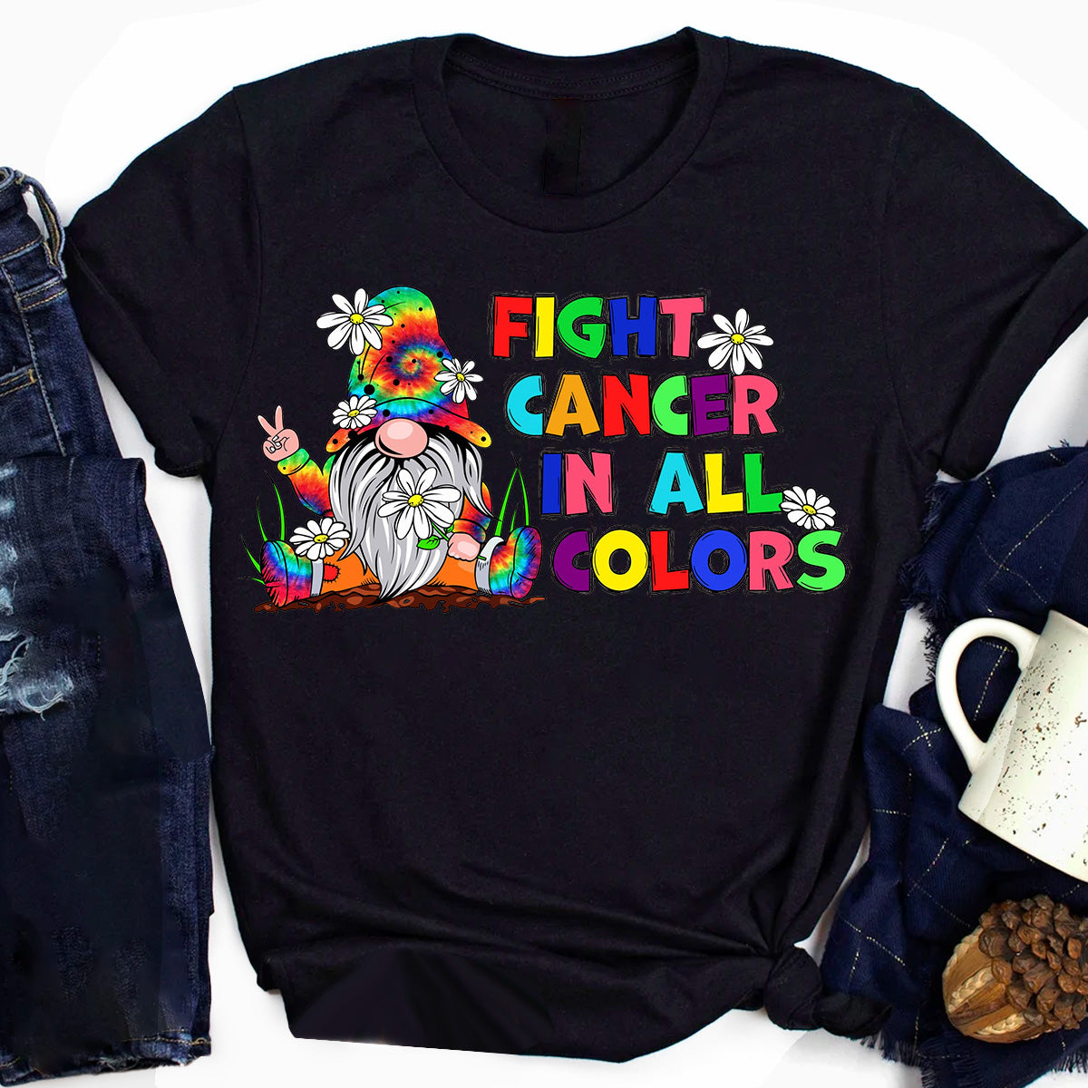 Fight Cancer In All Colors T-Shirt