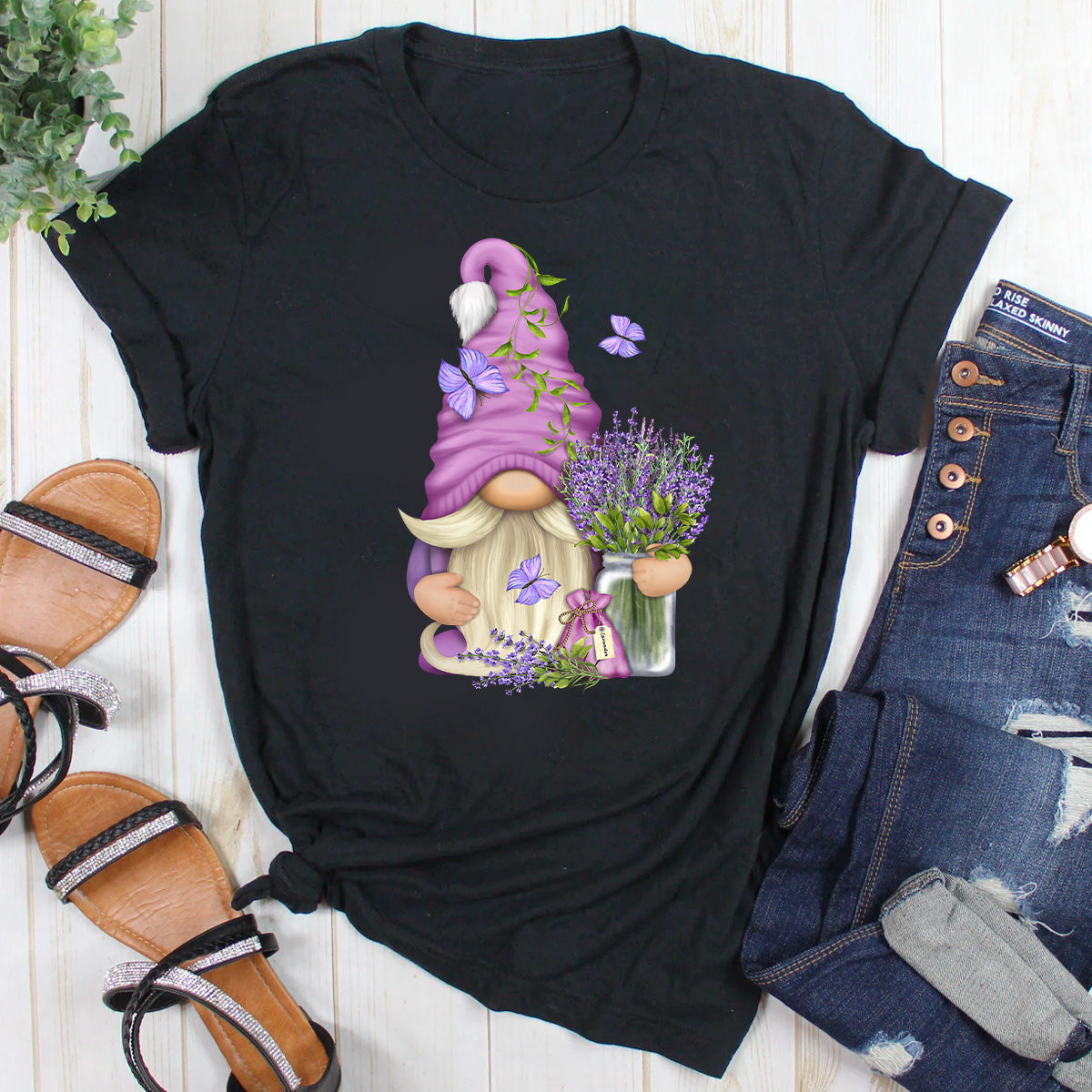 Spring Lavender Gnome T-Shirt