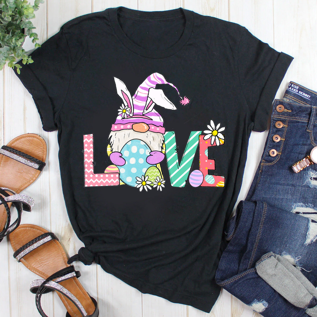 Easter Gnome LOVE T-Shirt