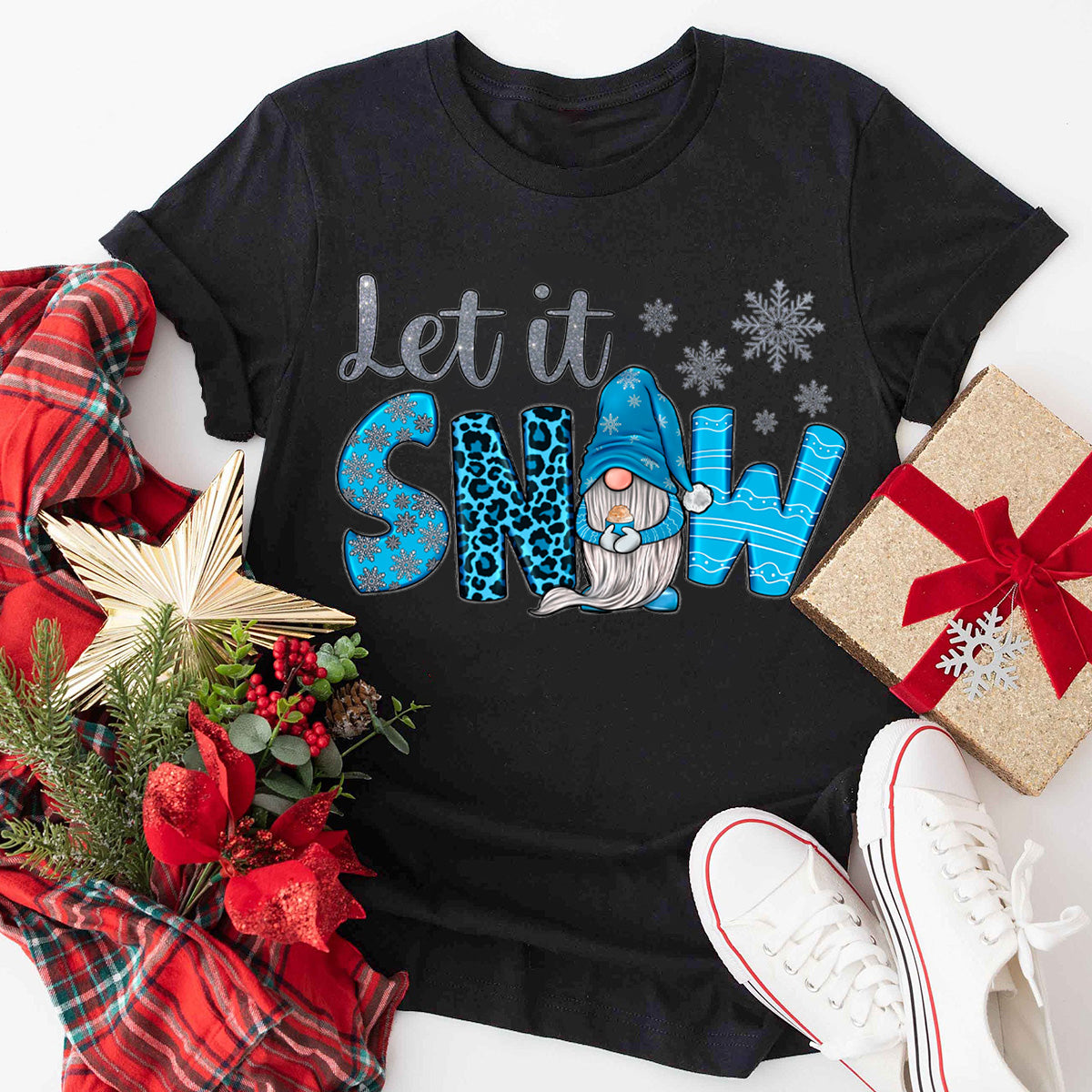 Let it Snow Gnome T-Shirt