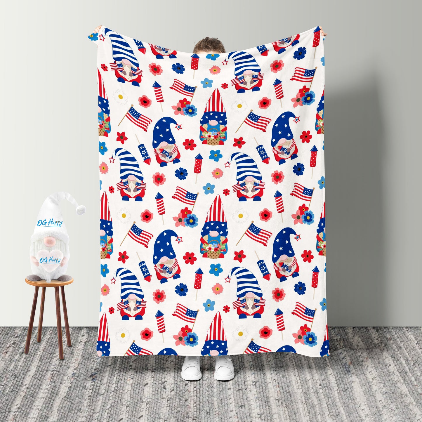 Love USA  Fleece Blanket