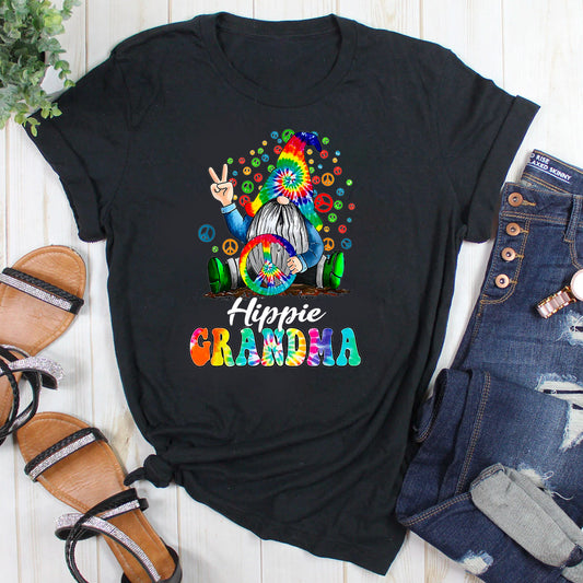 Hippie Grandma Gnome T-Shirt