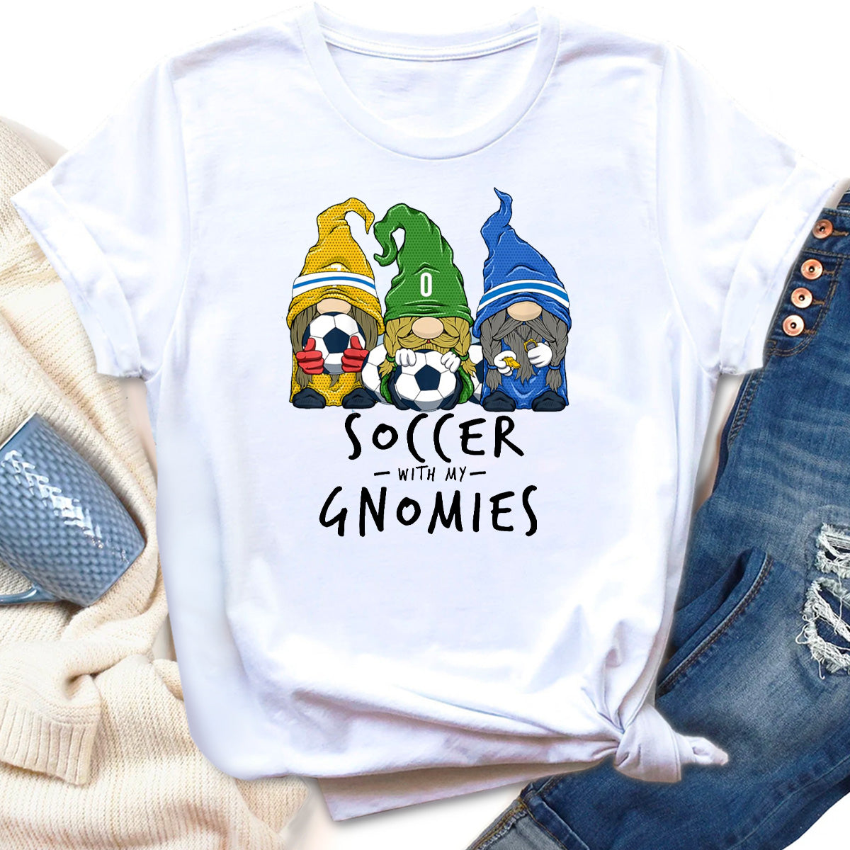 Soccer With My Gnomies T-Shirt