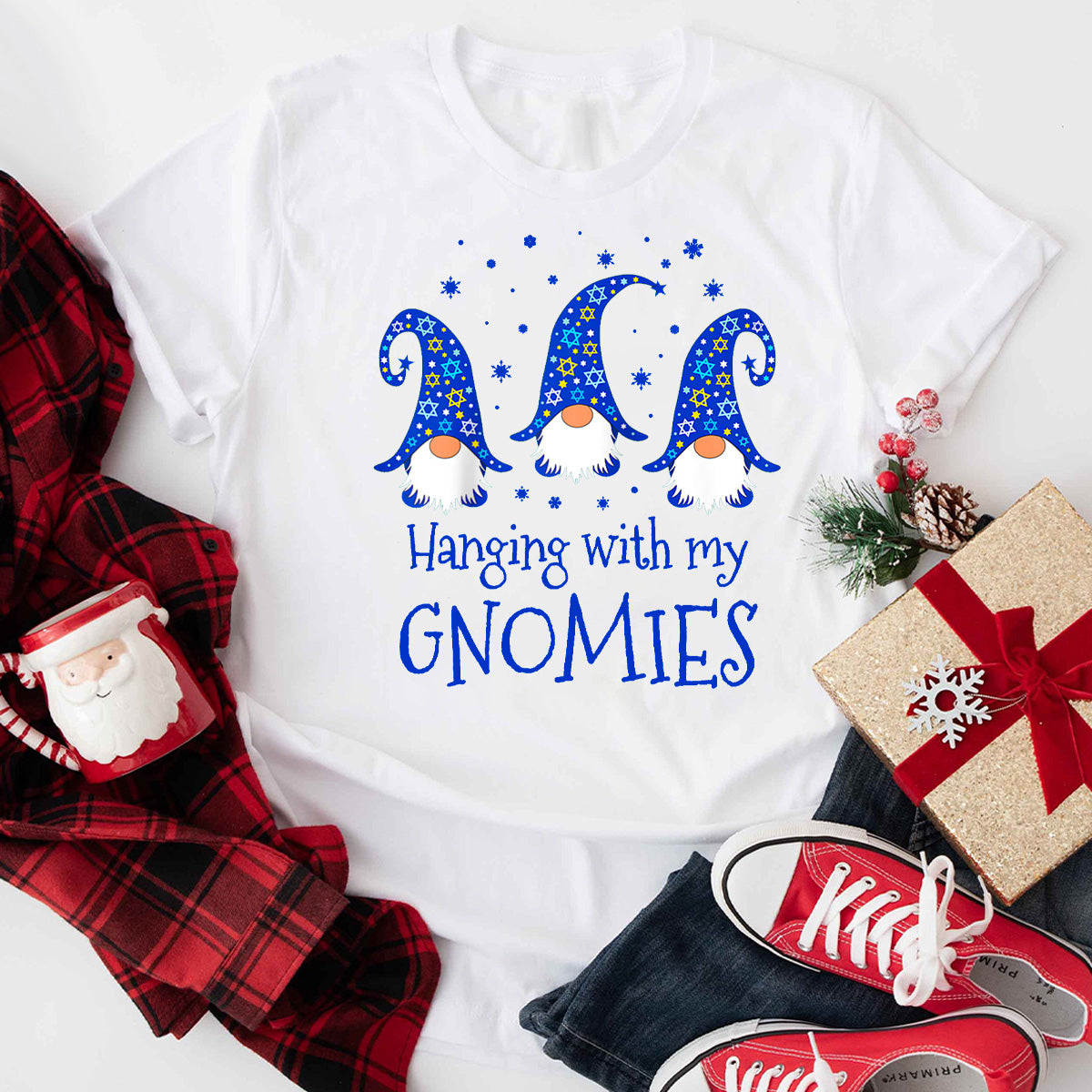 Hanukkah Hanging With My Gnomies T-Shirt