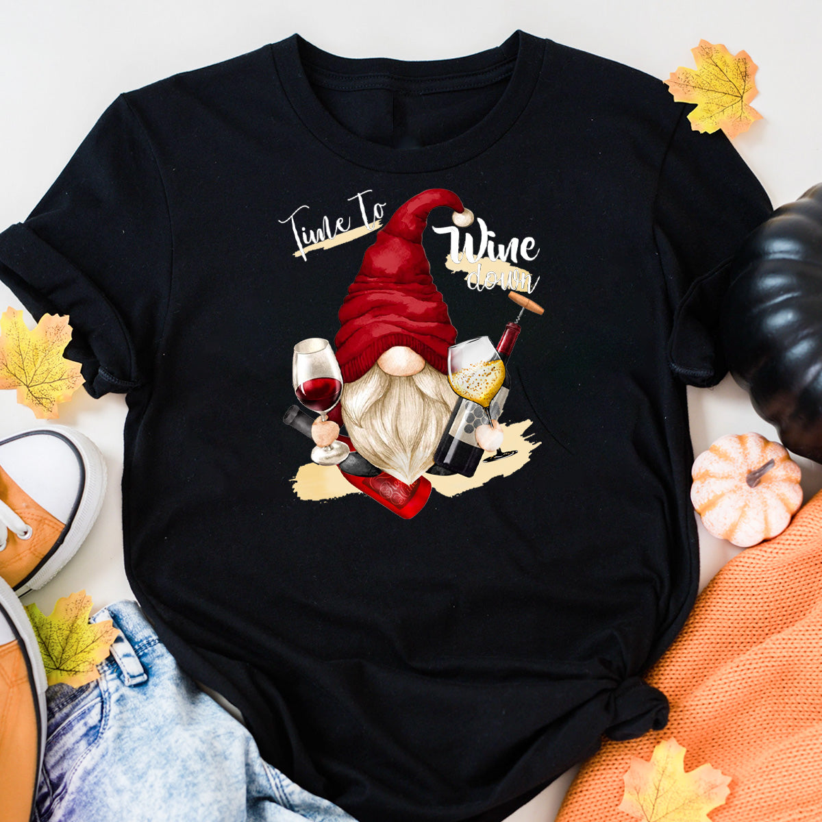 Time To Wine Gnome T-Shirt