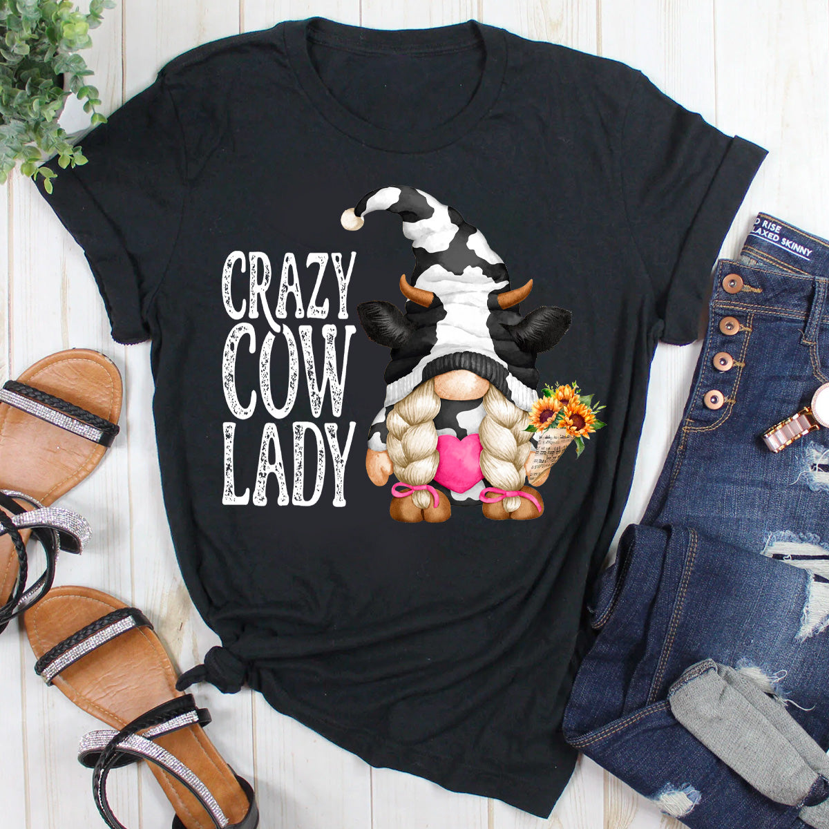 Crazy Cow Lady T-Shirt