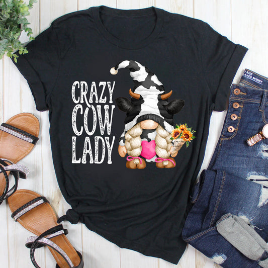 Crazy Cow Lady T-Shirt