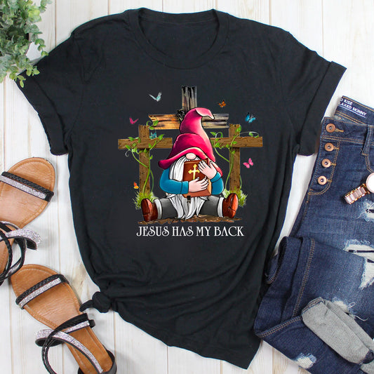 Jesus Has My Back Christian T-Shirt