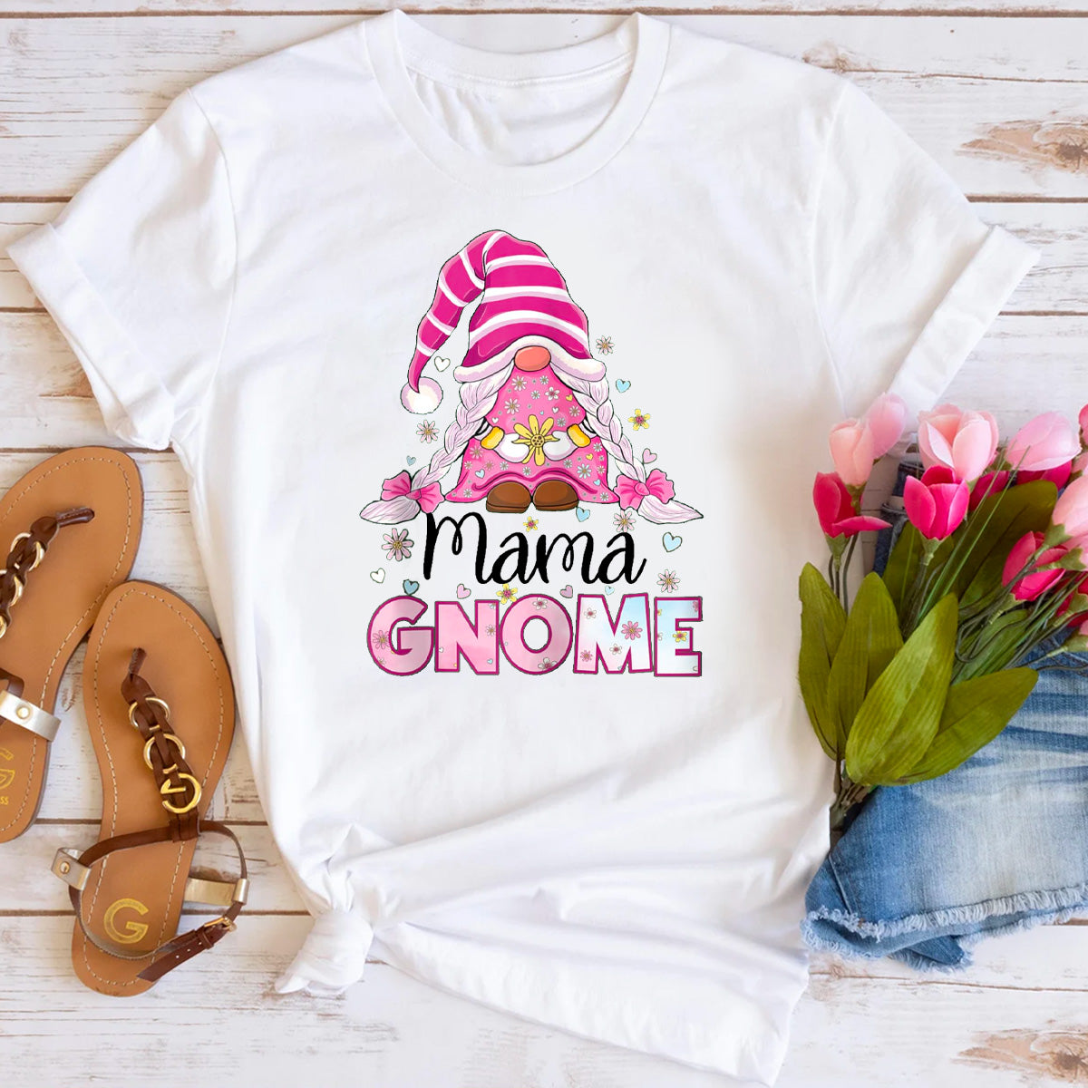 Flower For Mama Gnome T-Shirt