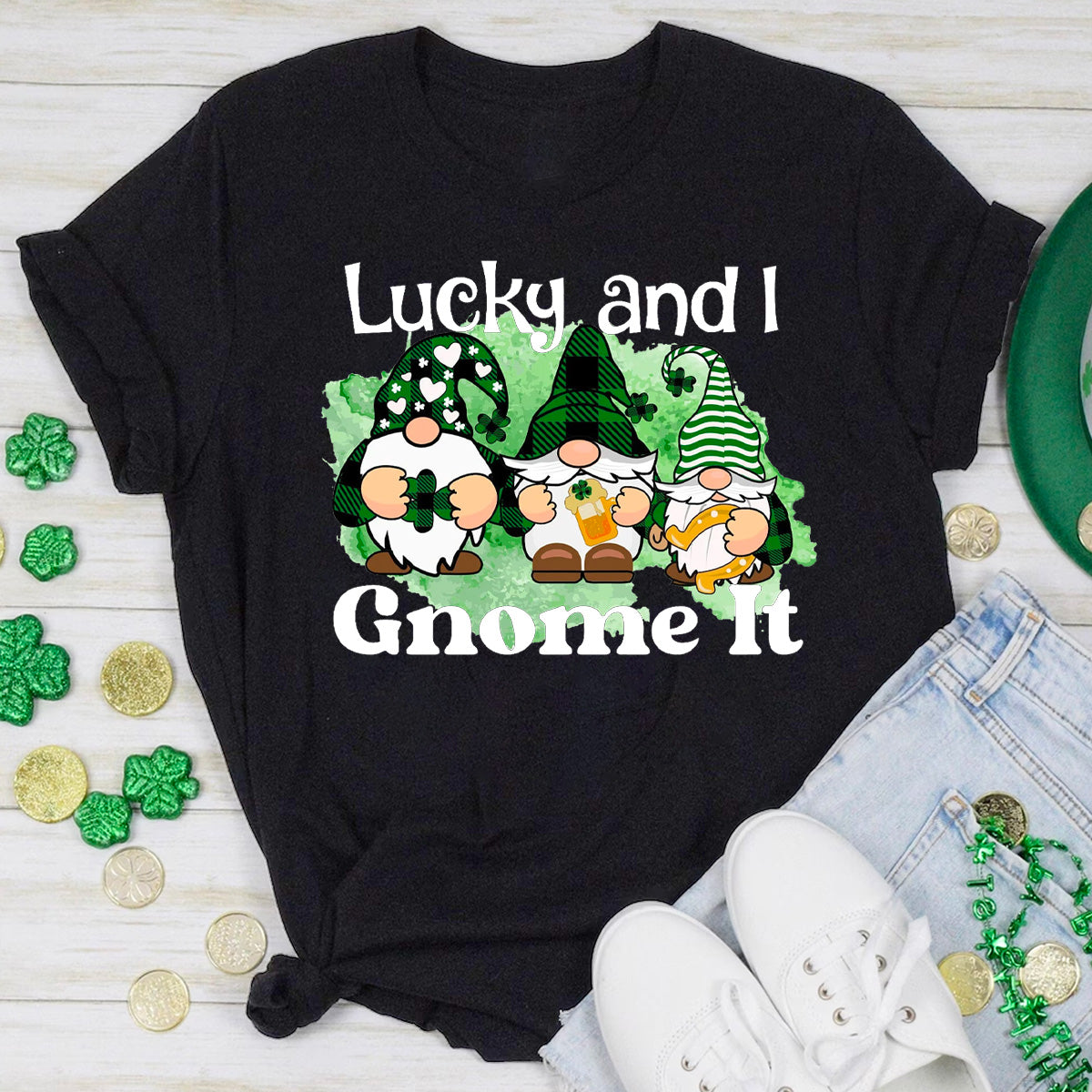 Lucky and I Gnome It T-Shirt