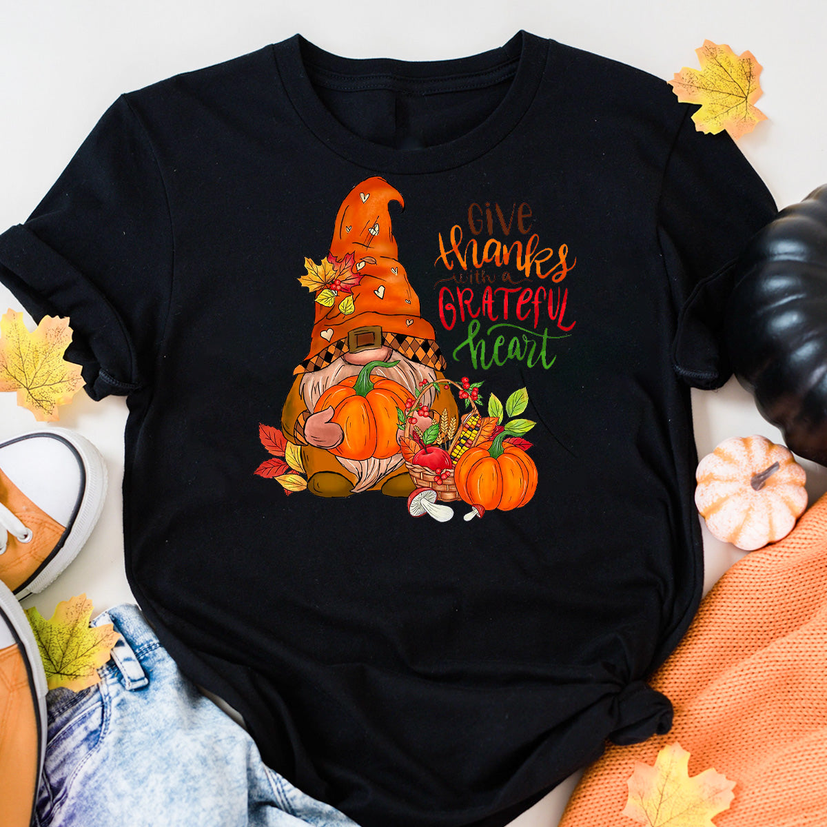 Give Thanks With A Grateful Heart T-Shirt