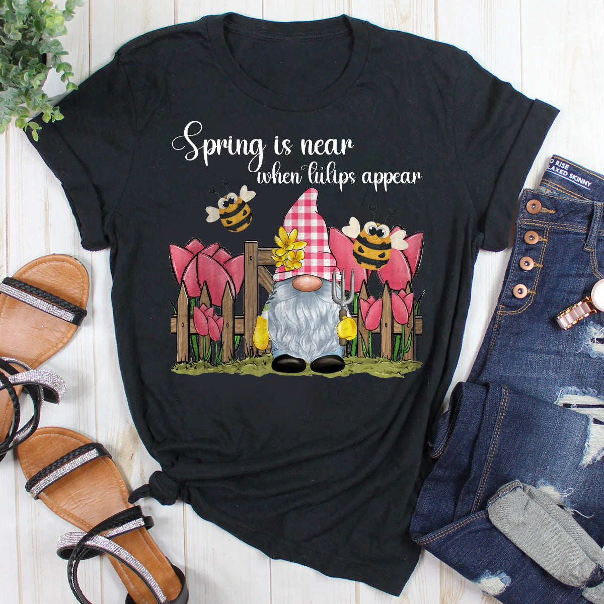 Spring Is Near When Tulips Appear T-Shirt