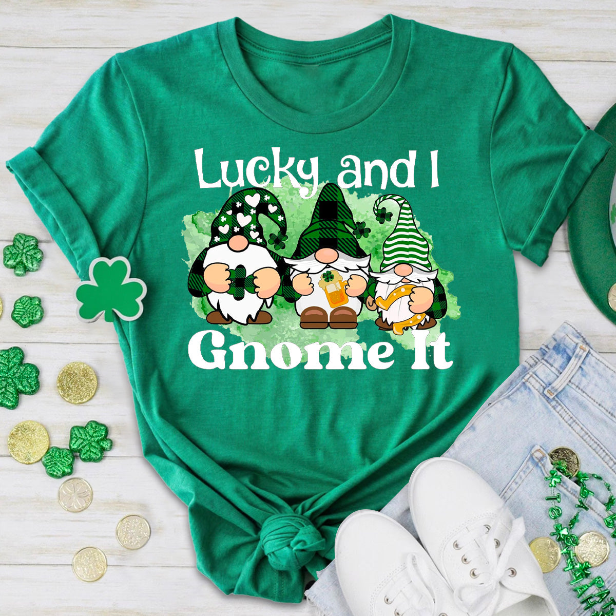 Lucky and I Gnome It T-Shirt