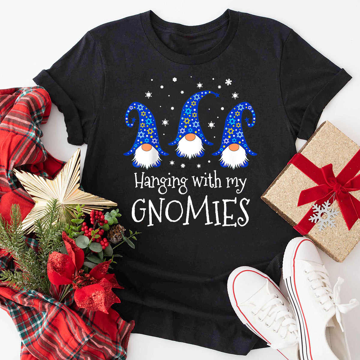 Hanukkah Hanging With My Gnomies T-Shirt