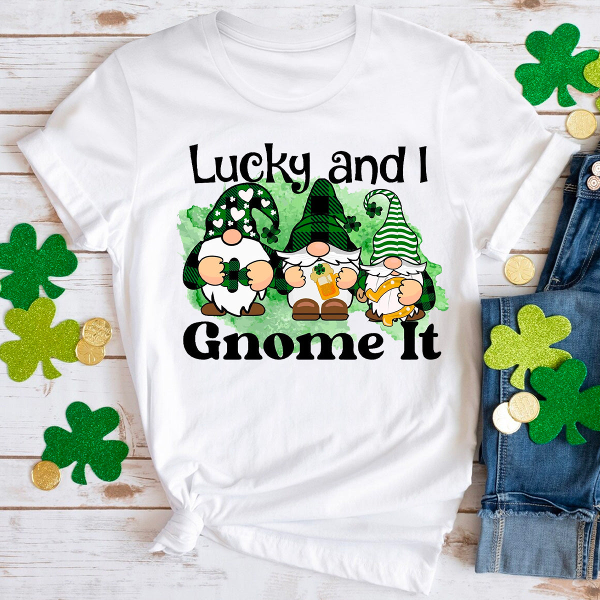 Lucky and I Gnome It T-Shirt