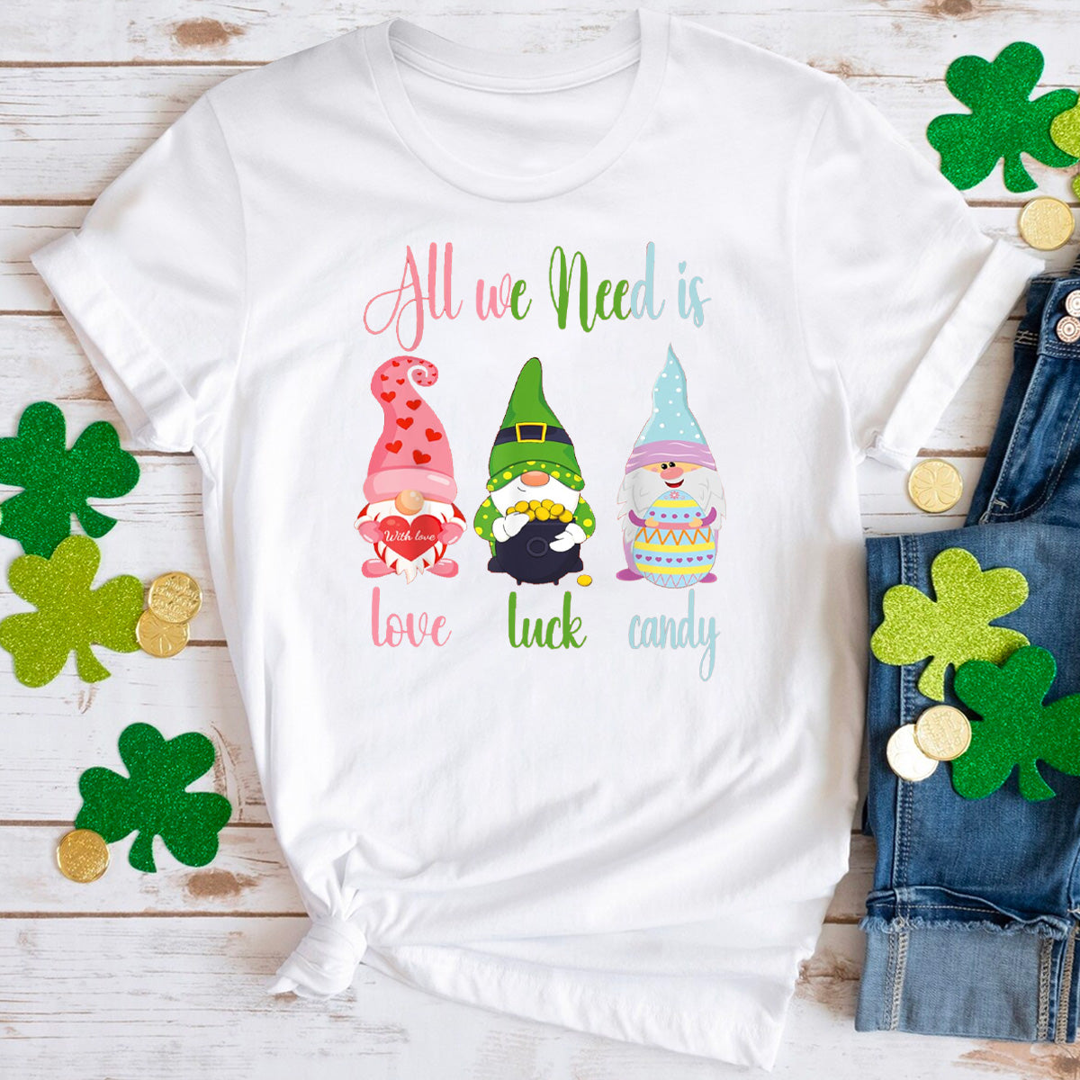 Happy Valentines St Patrick Easter Happy Holiday T-Shirt