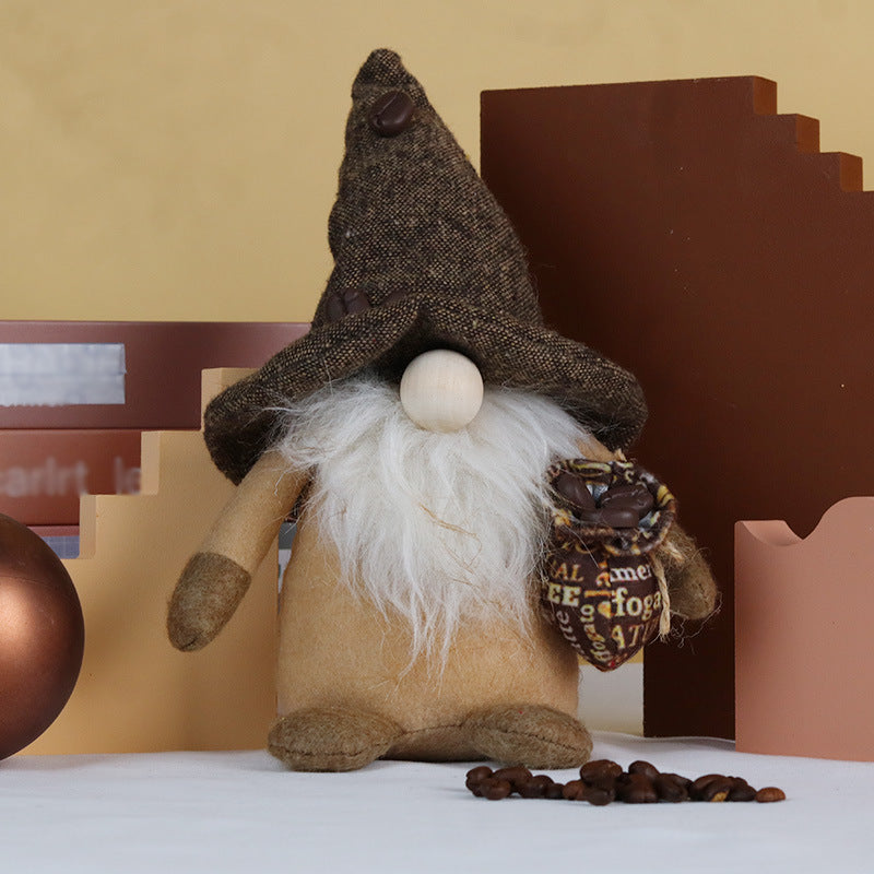 Holding Coffee Beans Gnome