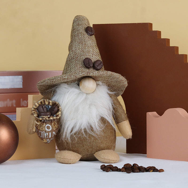 Holding Coffee Beans Gnome