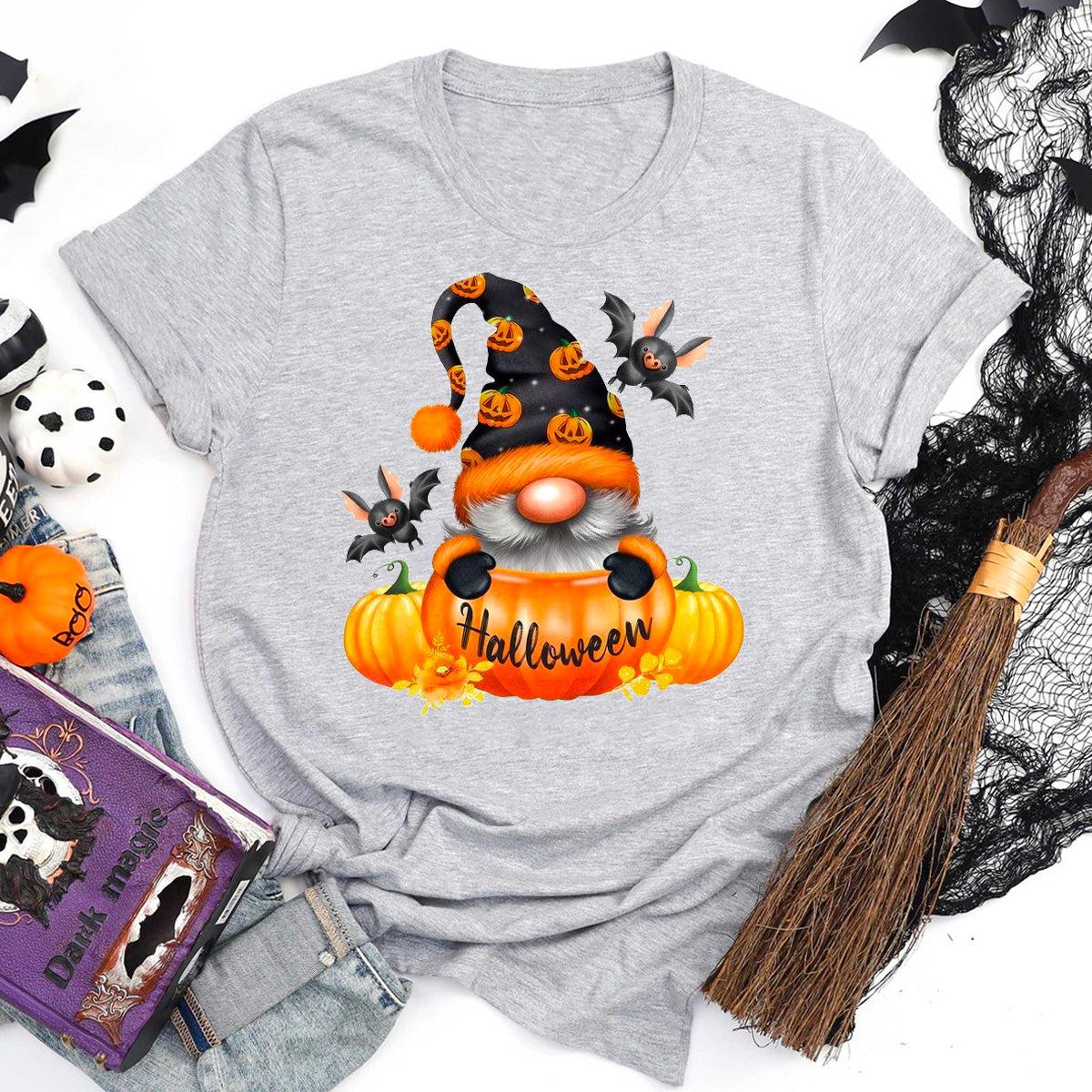 Halloween Pumpkin Gnome T-Shirt