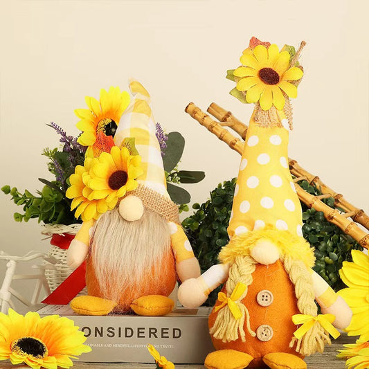 Harvest  Sunflower Gnomes