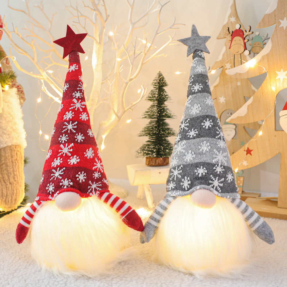 Nordic Snowflake Light Gnome Set