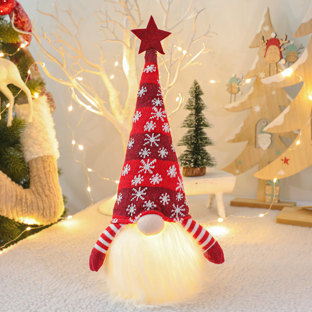 Nordic Snowflake Light Gnome Set