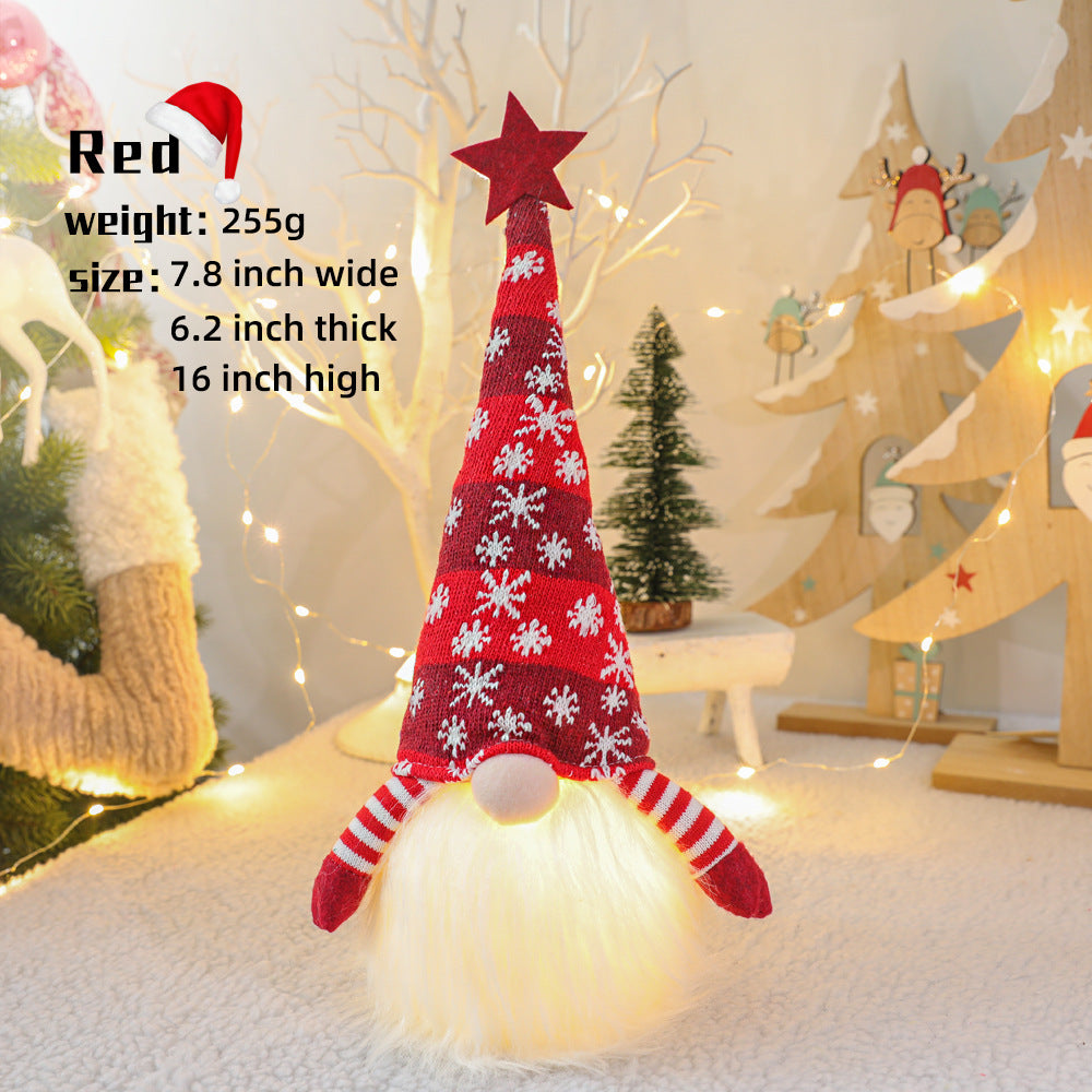 Nordic Snowflake Light Gnome Set