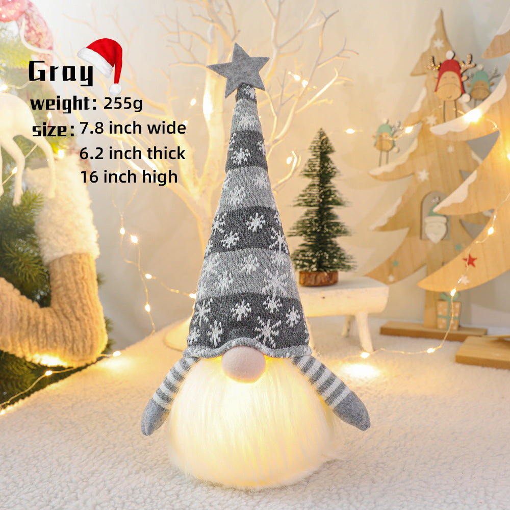 Nordic Snowflake Light Gnome Set