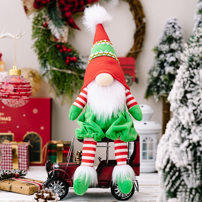 Christmas Elf Long Legged Gnome
