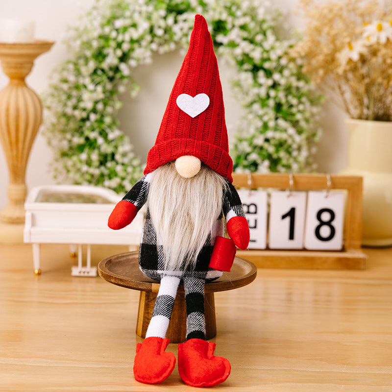 Knitted Wine Gnome