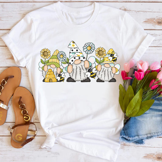 Gnome Daisies T-Shirt