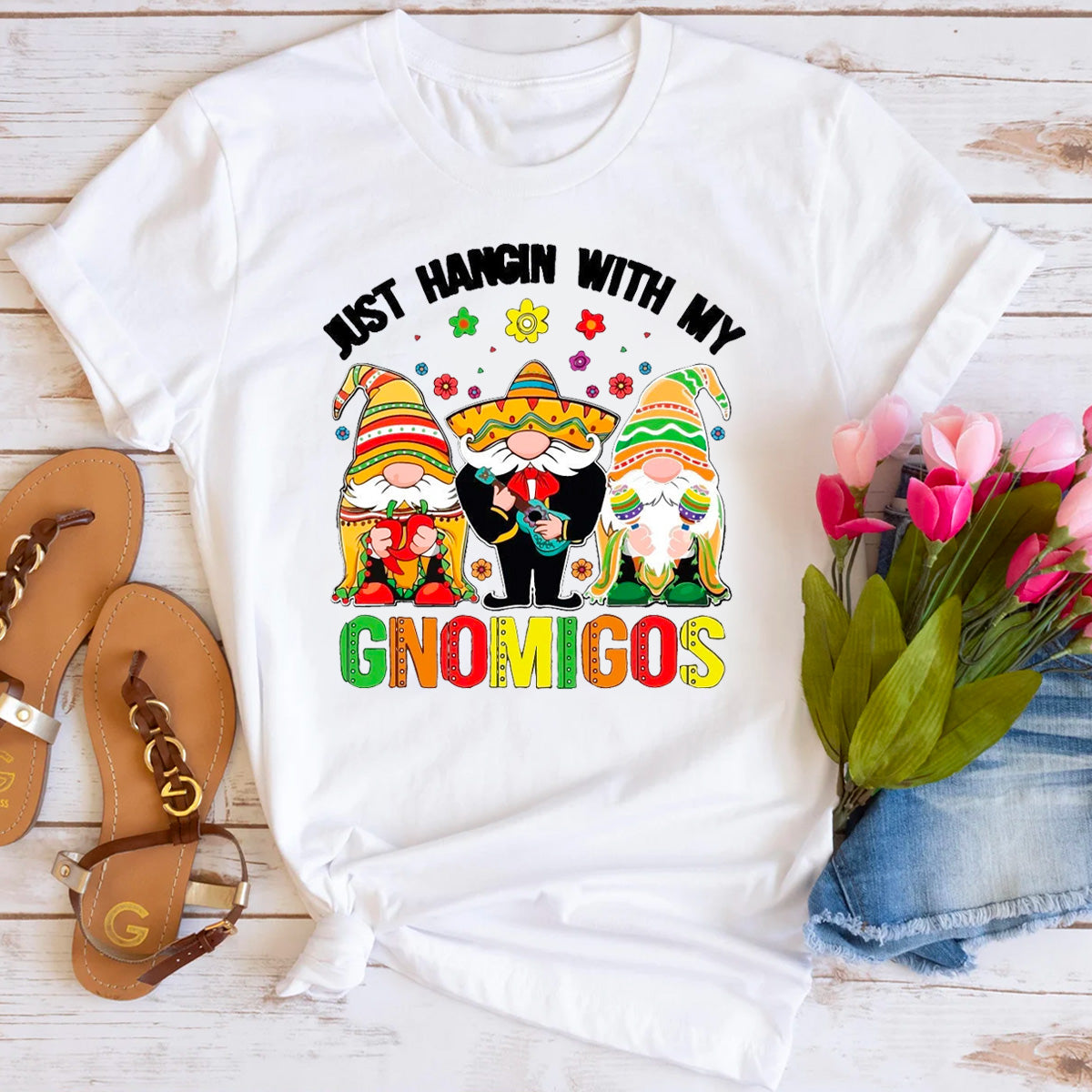 Happy Cinco De Mayo Mexican Gnome T-Shirt