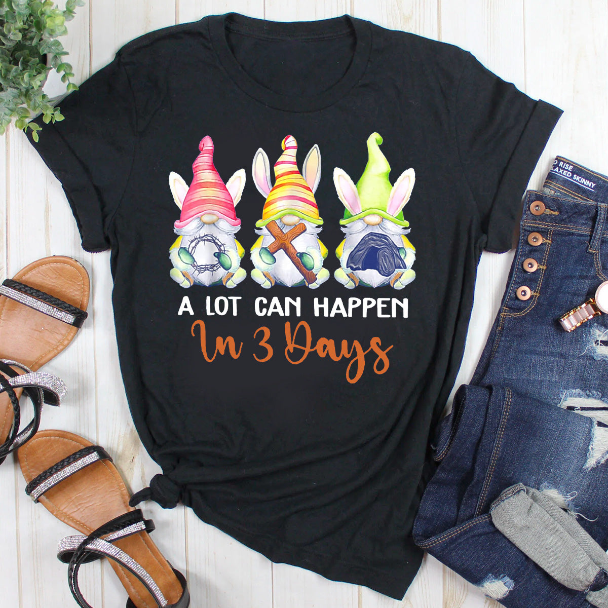 A Lot Can Happen In 3 Days Gnome T-Shirt