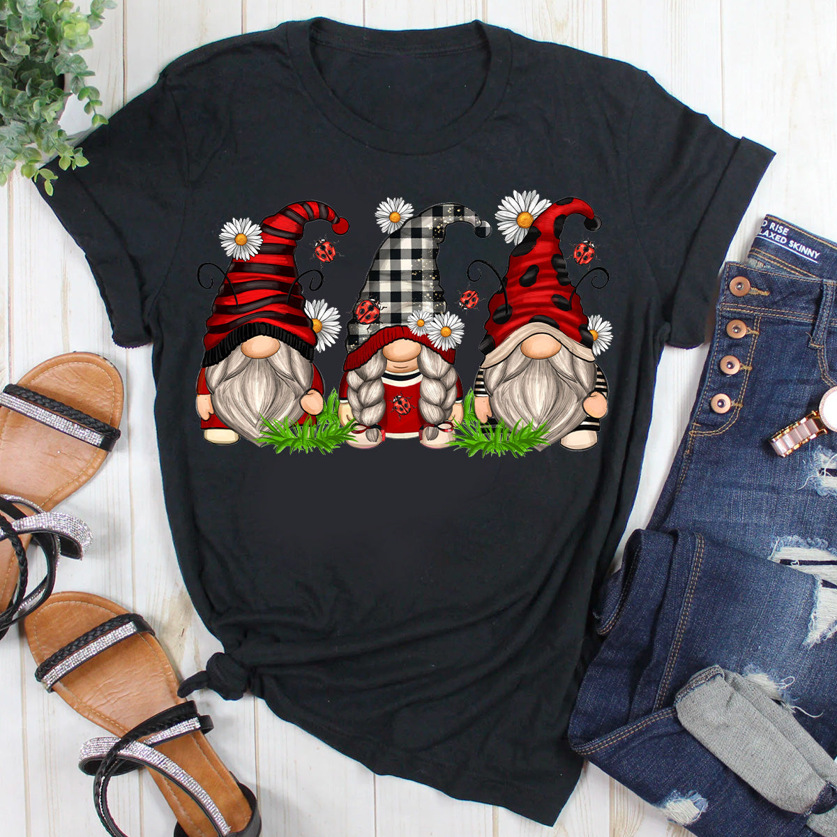 Lady Bug Gnomes T-Shirt