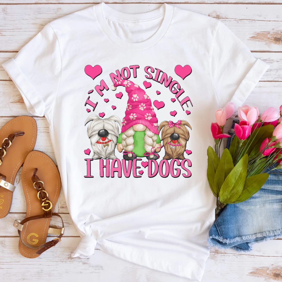 I Am Not Single I Have A Dog Funny T-Shirt