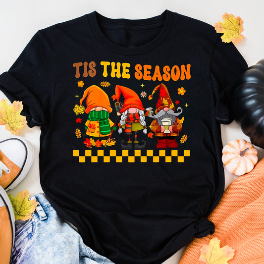 Tis The Season Fall Gnomes T-Shirt