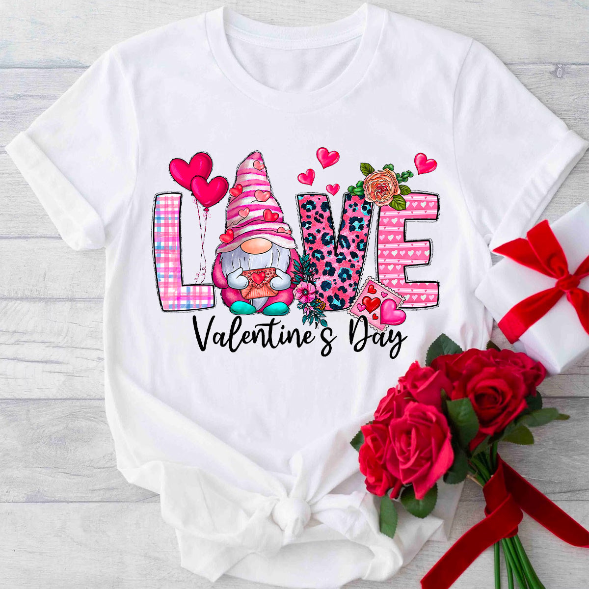 Valentine's Love Gnome T-Shirt