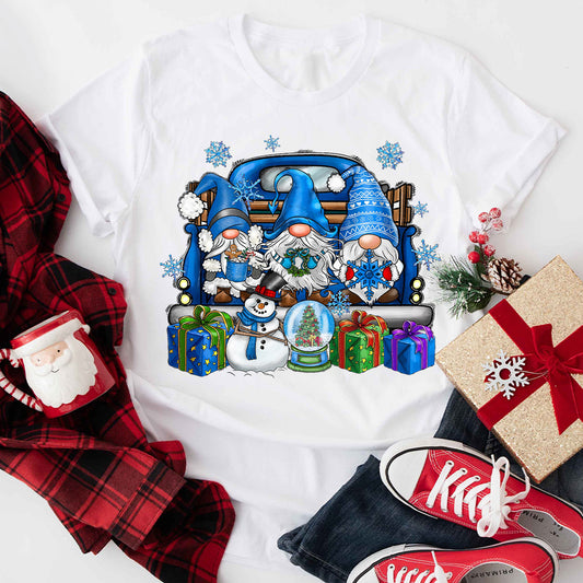 Snowman Gnome Truck T-Shirt