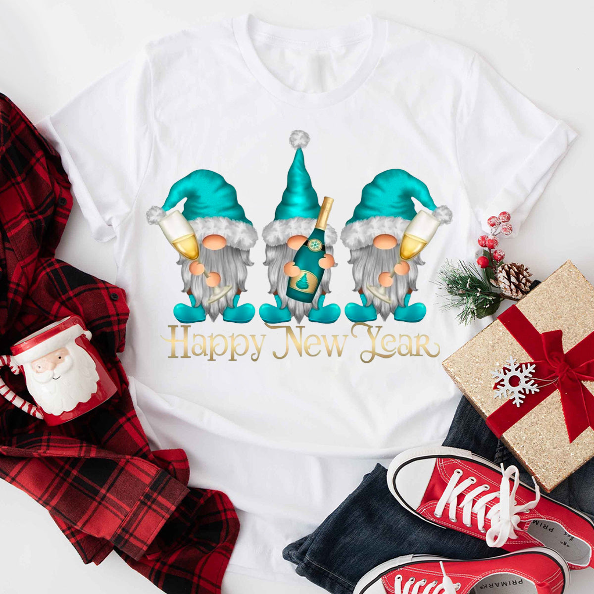 Happy New Years Gnome T-Shirt