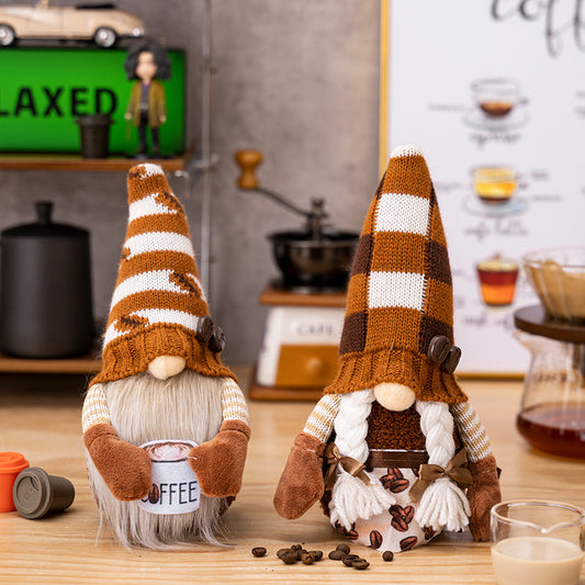 Knitted Coffee Gnome