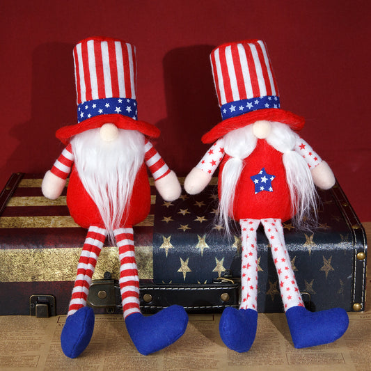 4th of July Long-legged Gnome