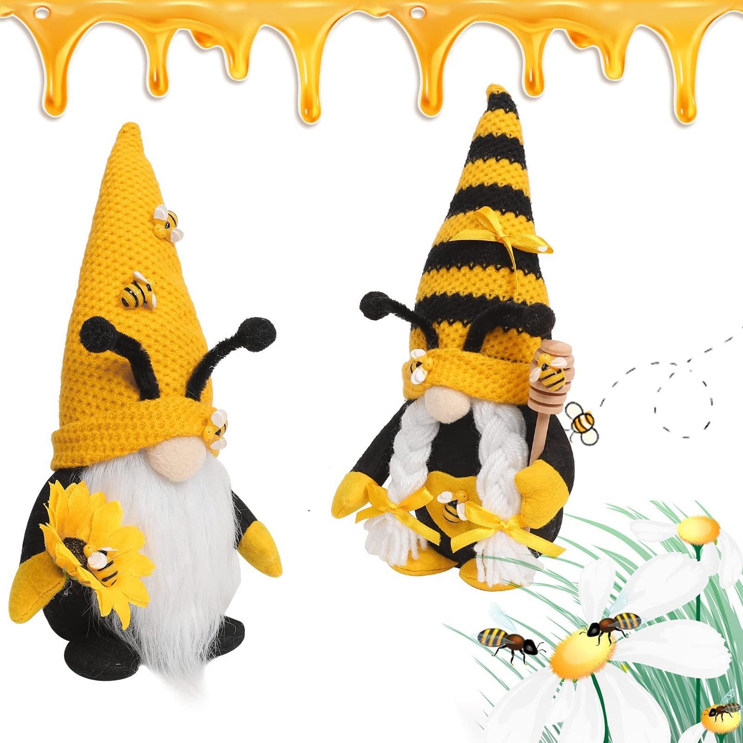 Bumble Bee Spring Gnome