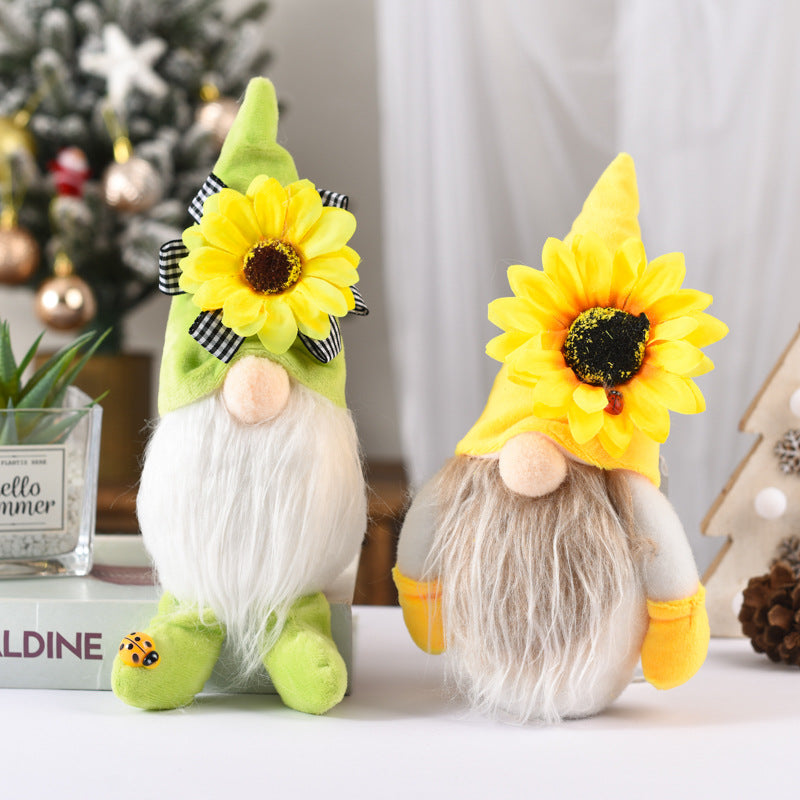 Sunflower Spring Gnome