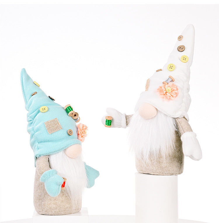 Sewing Button Gnome