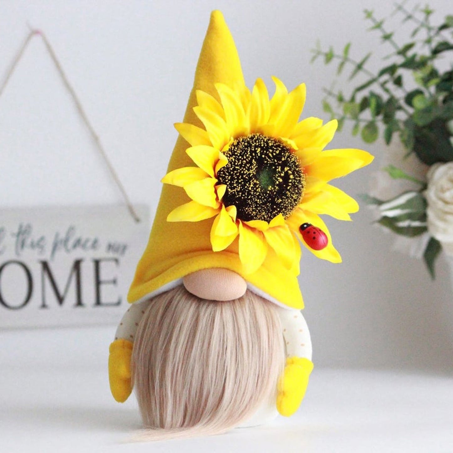 Sunflower Spring Gnome