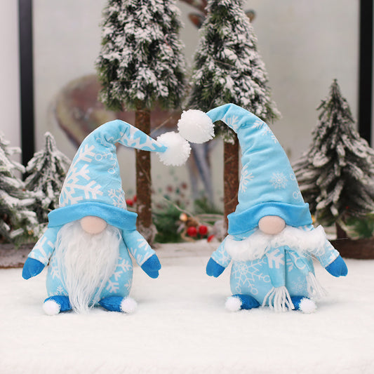 Blue Snowflake Gnome